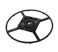 VBESTLIFE Base de Anillo Giratorio de 60 Cm, Rotación de 360°, sofá Reclinable Resistente, Pieza de Repuesto Inferior Giratoria con Placa de 24,5 Cm para Sillas