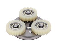 VBESTLIFE Bicicleta El¨¦ctrica 36T Gears, Bicicleta El¨¦ctrica 36T Nylon Gears Y 70mm Kit de Embrague para 250W 350W Mid Drive Motor