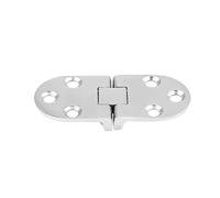 VBESTLIFE Bisagras para Puertas Marinas, 2 Piezas Bisagras para Gabinetes de Acero Inoxidable 316 con Acabado de Espejo para Escotillas de Cabina de Barcos, 66x30 Mm Resistente a la Corrosión para