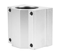 VBESTLIFE Bloque Deslizante de Rodamiento de Bolas de Movimiento Lineal de Aluminio, Control Deslizante de Movimiento Lineal SC30UU de 30 Mm con Aleación de Alta Densidad, Resistente a la Corrosión
