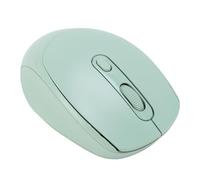 VBESTLIFE Bluetooth y 2.4g 2 en 1 Mouse Inalámbrico Recargable, Color Macarrón, 800/1200/1600 dpi, Mouse Silencioso para Computadora Portátil, Computadora, PC (Green)