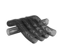 VBESTLIFE Bobina de Encuadernación en Espiral, 18 Uds., 38mm de Diámetro, 48 Bucles, Paso 4:1, Capacidad de 310 Hojas, de Encuadernación en Espiral para Papel A4