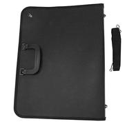 VBESTLIFE Bolsa de Almacenamiento de Pintura Ligera, Estuche para Tablero de Dibujo A3 Fácil de Llevar para Artistas, Material de PVC Negro