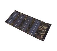 VBESTLIFE Bolsa de Carga de Panel Solar Plegable de 40 W - Cargador Solar Monocristalino Portátil con Salida USB para Camping, Senderismo, Fuente de Alimentación de Emergencia (Estampado de camuflaje)