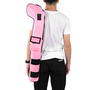 VBESTLIFE Bolsa de Palos de Golf, Nylon Portátil Impermeable Niños Bolsa de Palos de Golf Plegable Suave para Entrenamiento de Práctica Al Aire (Rosa)