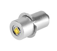 VBESTLIFE Bombilla de repuesto P13.5S 3 W LED Flashlight para linterna, linterna o luz de emergencia (blanco 4-12 V), 4-12v