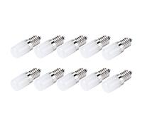 VBESTLIFE Bombilla LED Tipo Vela, 10 Bombillas de Rosca E14 de 1,5 W para Iluminación Decorativa de Araña, Bombilla de Vela de Cristal sin Parpadeo y sin Deslumbramiento con 2700