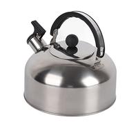 VBESTLIFE Botella de Camping con Silbido de Acero Inoxidable, Hervidor Liviano y Duradero de 3 L para Senderismo, Base de Ebullición Rápida para Exteriores (#2)