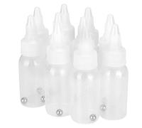VBESTLIFE Botella de Pintura, Botella de Chorro con Bola Agitadora, de Pintura Vacía para Mezclar, de PP con Escala para Aerógrafo Modelo Hobby, Recargable de 30 Ml para Art Craft Studio