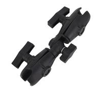 VBESTLIFE Brazo de Trinquete Giratorio de Doble Zócalo, Brazo de Doble Enchufe de 8.1 Pulgadas con Enchufes de Bola de 1.5 Pulgadas, para Soportes de Carnero y Componentes de Bola de