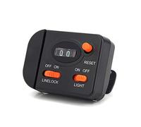 VBESTLIFE Buscador de Profundidad de Cuentametros de Pesca con Clamp/Holder Digital, Pantalla Iluminada de 99m, Liberación Automática de Línea para Pesca Nocturna