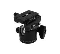 VBESTLIFE Cabezal de Bola de Trípode de Cámara de bajo Perfil, Cabezal de Bola de Panorama de Metal de 35 Mm Placa de Liberación Rápida para Trípode Monopod Control Deslizante DSLR