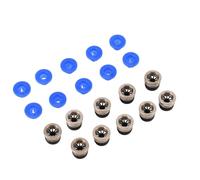 VBESTLIFE Cabezal de Conector de Válvula Neumática para Extrusora de Impresora 3D, 10 Piezas PTFE ECAS04 Ajuste Rápido Empuje para Conectar Accesorios de Aire, Kit de Acoplador de Tubo Bowden