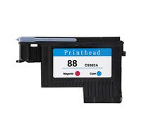 VBESTLIFE Cabezal de impresión para 88 C9381A C9382A para la serie K5300 K8600 L7380 (Magenta/Cian)