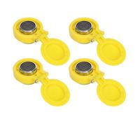 VBESTLIFE Cabezal Rociador para Lavado de Ojos de 4 Piezas, Boquilla para Lavado de Ojos de Acero Inoxidable 304 con Rosca de 14 Mm con Flujo de Agua Suave para Oficina de Laboratorio en