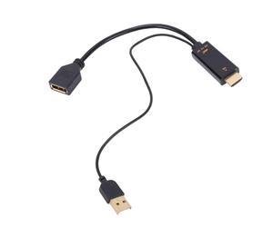 VBESTLIFE Cable Adaptador HDMI a DP 4K 60Hz, con Conectores Chapados en Oro para Interfaz Multimedia HD a Dispositivos de Visualización DisplayPort