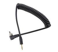 VBESTLIFE Cable de extensión de sincronización de PC de 2.5 mm de Largo con Tapa de Rosca para cámaras y Disparador de Flash