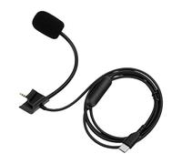 VBESTLIFE Cable de Micrófono para Auriculares para Juegos QC35 II QC35, Cable Audible de Micrófono de Interfaz Tipo C con Control de Silencio, 3.9 Pies
