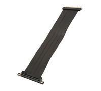 VBESTLIFE Cable Elevador PCI-E 4.0, Compatible con RTX3090 RTX3080ti RTX3070ti, PCIe 4.0 X16 Puerto de Extensión de Tarjeta Extensora Flexible de Alta Velocidad Adaptador de 90 Grados, 400