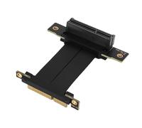 VBESTLIFE Cable elevador PCIe 4.0 X4 para M.2, WiFi, Firewire, USB, tarjetas de sonido, etc. Cable de extensión de tarjeta gráfica GPU flexible de 90° (5 cm)