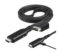 VBESTLIFE Cable HDMI para Consola P2 y P1, Adaptador P1/P2 a HDMI con Salida de Señal RGB Verdadera, Cable Convertidor de Vídeo para Consola de Juegos