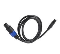 VBESTLIFE Cable Speakon a XLR, Cable de Extensión Speakon Hembra a XLR Macho de 3 Pines para Amplificador DJ PA Stage, 5.9 Pies