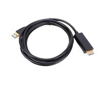 VBESTLIFE Cable USB 3.0 a HDMI, Convertidor de Audio y Video HD 1080P, Compatible con USB 2.0 y 3.0, para PC de Escritorio, Portátil smartphone.