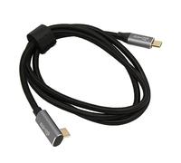 VBESTLIFE Cable USB C a USB C en ángulo Recto, Compatible con Carga Rápida PD de 100 W, Transferencia de Datos de 10 Gbps, Vídeo 4K a 60 Hz, Cable USB3.1 GEN2 de 90° para Steam Deck (50cm)