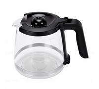 VBESTLIFE Cafe de Vidrio de Borosilicato, 1,8 L, 12 Tazas, Jarra a Prueba de Calor a Prueba de Roturas con Mango Abierto para Reemplazo de Cafe