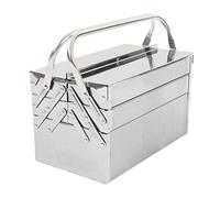 VBESTLIFE Caja de Almacenamiento de Herramientas Plegable Multifuncional con 5 Bandejas Ideal para Garajes y Talleres de Reparación Acero Inoxidable (350)