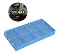 VBESTLIFE Caja de Almacenamiento de Piezas de Reloj, Práctico Organizador Duradero para Relojeros y Trabajadores Reparadores de Plástico para Piezas Pequeñas con Tapa a Prueba de Polvo, Ideal para