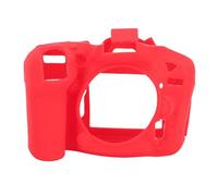 VBESTLIFE Caja de Cámara de Silicona para D7100 D7200, Cubierta Protectora de Silicona Protectora de Cámara Suave con Textura sin Deslizamiento (Red)