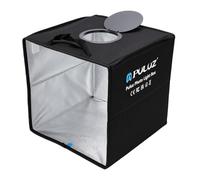 VBESTLIFE Caja de Luz para Fotografía de 12 X 12 Pulgadas, 120 LED Regulable, Caja de Luz para Estudio Fotográfico con Panel de Circular 97 CRI para Exhibición de Productos Pequeños