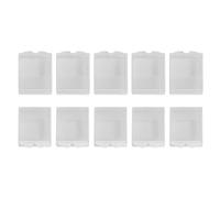 Vbestlife Caja de Protección de Batería. 10 Piezas Color Claro Plástico A Prueba de Humedad Soporte de Batería, Caja de Almacenamiento Caja Contenedor para 3 4 5 6