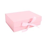 VBESTLIFE Caja de Regalo con Tapa Abatible y Lazo de Cinta con Cierre Magnético (PINK)