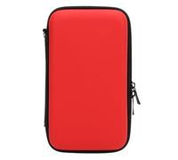 VBESTLIFE Caja de Transporte, Bolsa de Viaje Protectora de Concha Dura para Nueva 2DS XL 2DS LL 3DS, con Bolsillo de Malla (Rojo)