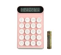 VBESTLIFE Calculadora de Interruptor Mecánico, 10 Dígitos, Pantalla LCD Grande, Botones Grandes, Interruptor Azul, Calculadoras Calculadora de Escritorio, Calculadora Linda, Calculadora