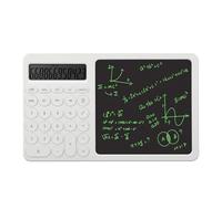 VBESTLIFE Calculadora Inteligente LCD con Tablero de Escritura, Bolígrafo Incorporado, Tableta de Escritura Reutilizable para Uso en el Hogar, Oficina y Escuela