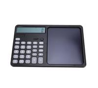 VBESTLIFE Calculadora Parlante con Pantalla Grande de 12 Dígitos Calculadora de Escritorio Multifuncional Recargable con Bloc de Notas y Teclas Grandes para la Escuela, la Oficina (Black)
