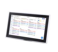 VBESTLIFE Calendario Digital WiFi de 15,6 Pulgadas, Tabla de Tareas con Pantalla Interactiva de Pantalla Táctil HD, Planificador Familiar Inteligente para una Programación Enchufe de la