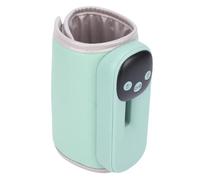 VBESTLIFE Calentador de Biberón, Portátil 8000 MAh Recargable 15 Minutos a Fuego Rápido 11 Configuración de Temperatura Pantalla LED Adecuada para Viajar en la Marcha (GREEN)