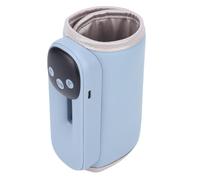 VBESTLIFE Calentador de Biberón, Portátil 8000 MAh Recargable 15 Minutos a Fuego Rápido 11 Configuración de Temperatura Pantalla LED Adecuada para Viajar en la Marcha (BLUE)