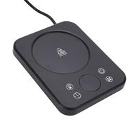 VBESTLIFE Calentador de Tazas de café, Calentador de Tazas Eléctrico de 36 W para Escritorio con 9 Ajustes de Temperatura, Temporizador y Apagado Automático, para Mujeres, Hombres, (Enchufe de la UE)