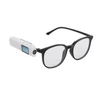 VBESTLIFE Cámara con Gafas Deportivas POV Manos Libres, 2.7K 30FPS, Mini Cámara Corporal Gran Angular de 110° con Gafas, Control de Aplicación WiFi con Portátil, para Ciclismo (White)