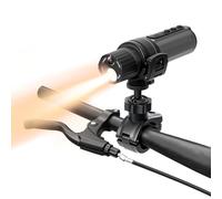 VBESTLIFE Cámara de Casco, Grabadora de Video Anti -batido a Prueba de Agua de 4k 140 ° de Ancho con Montaje y Linterna Giratoria, para la Fotografía de Bicicleta de Bicicleta