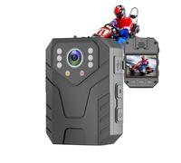 VBESTLIFE Cámara de Cuerpo 4K WiFi WiFi Mini Video Recorder Acción CAM con 1800 MAh Batería Visión Nocturna de Lente Gran Angular para la Conducción de la Ley