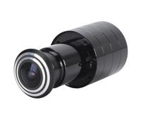 VBESTLIFE Cámara de Mirilla de Puerta, Cámara de Mirilla de Puerta WiFi de 2MP HD 2,4 GHz con Lente Gran Angular de 1,6 Mm, Mirilla de Puerta de Conversación Bidireccional (Enchufe de la UE)