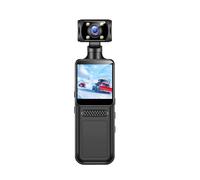 VBESTLIFE Cámara de Videas de Bolsillo 4k, Cámara de Acción Habilitada con WiFi con Fotos de 40MP, Lente Gran Angular de 135 °, Cabezal Giratoria de 180 °, Pantalla de 1.3 Pulgadas, para