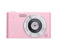 VBESTLIFE Cámara Digital, 48MP 4K UHD Kids Camera con 16x Zoom Anti Shake Auto Focus, Cámara de Viaje Portátil Compacta para Niños para Niñas Estudiantes Adolescentes (Pink)