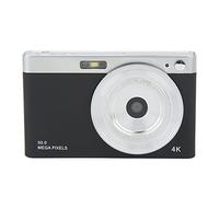 VBESTLIFE Cámara Digital 4K de 50mp con Enfoque Automático AF, Pantalla HD HD de 2.88 Pulgadas 16x Zoom Macro Camera Portátil LED Leche para Baja Luz para la Creación de Contenido (Black)